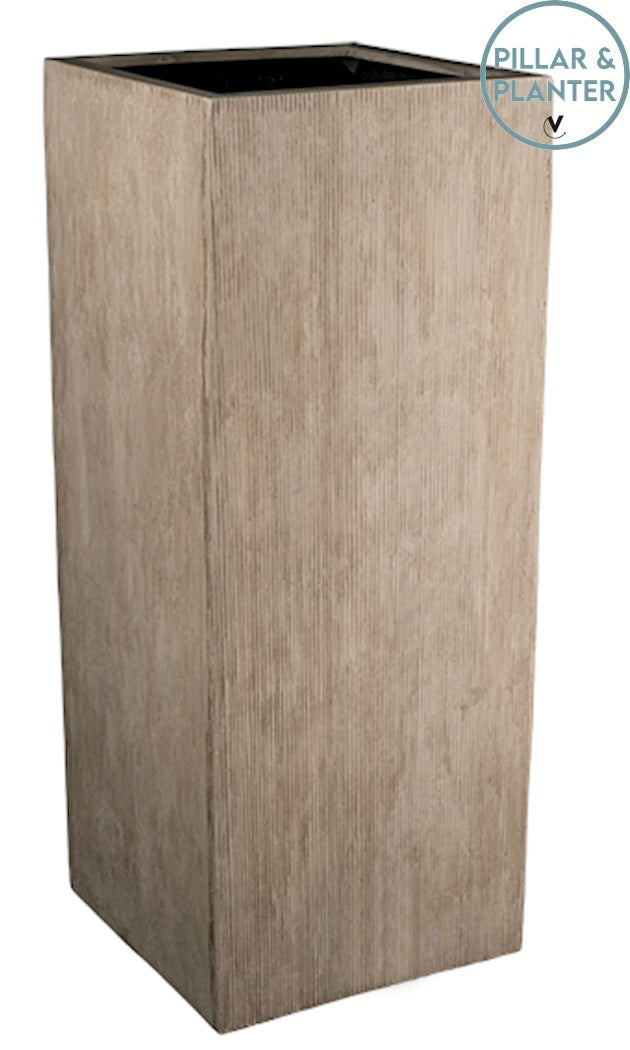 Pot Jakarta stripe beige L40 x H40 x H100 cm (Stripe beige L40 x H40 x H100 cm)