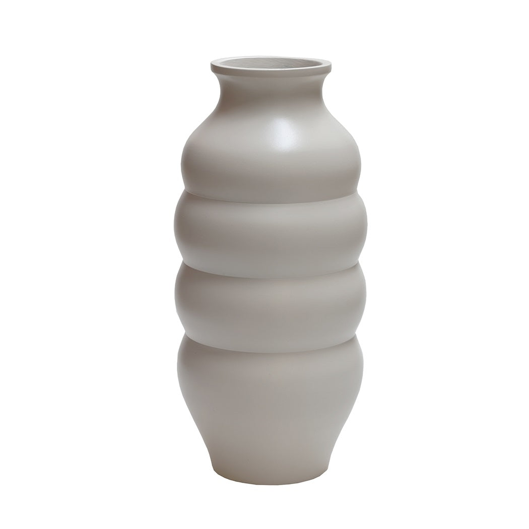 Vaas Carmen ivory Ø12 x H30 cm (Ivory Ø12 x H30 cm)