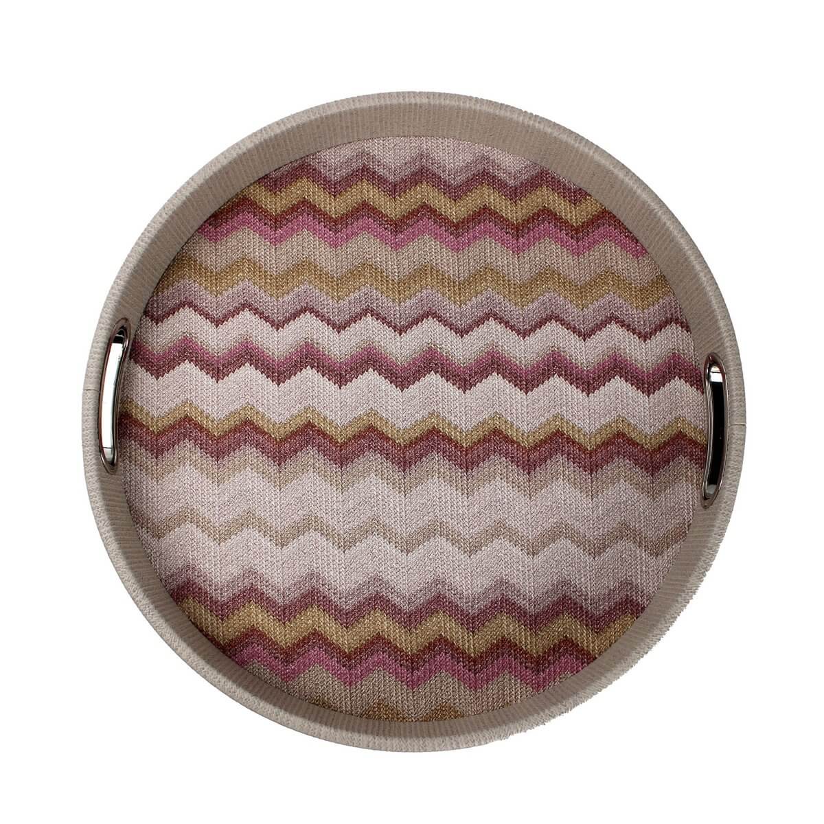 Dienblad zigzag rond