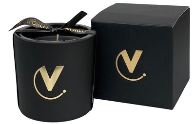 Geurkaars Nice black gold Ø12 x H12 cm