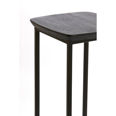 Planten Zuil Staal Acacia Hout – Elegante Zuil Set van 2 | Modern & Natuurlijk