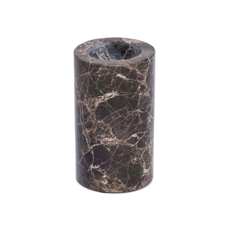 Travertine Waxinelichthouder - rond