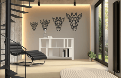 Wanddecoratie Giraffe