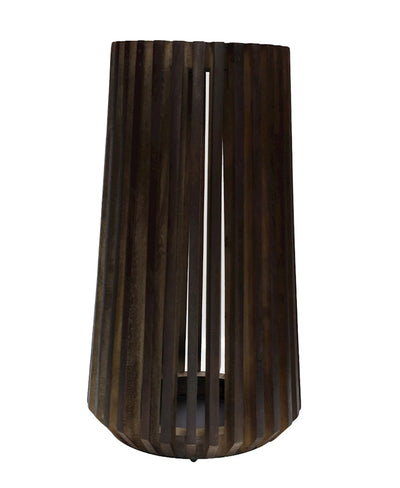 Kaarshouder Lander M walnut Ø28 x H48 cm