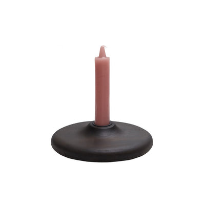 Kaarshouder Toponas XS walnut Ø13 x H13 cm