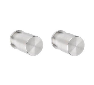 Handdoekhaak Piet Boon PB20 set van 2 haken mat roestvast staal - 4,2x2x2cm