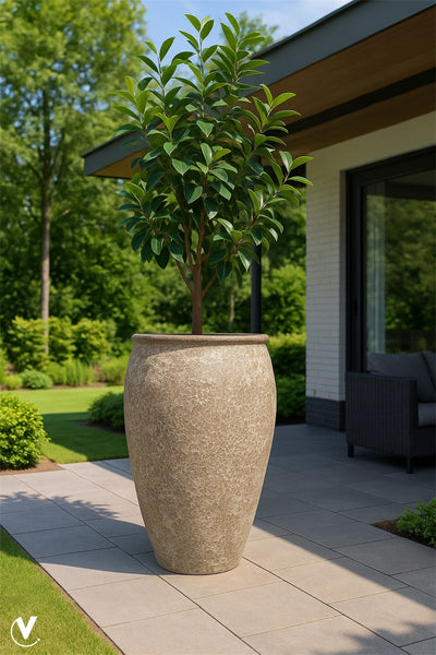 Pot Panarea XXL relic Ø58 x H120 cm Oceanic Coral 2