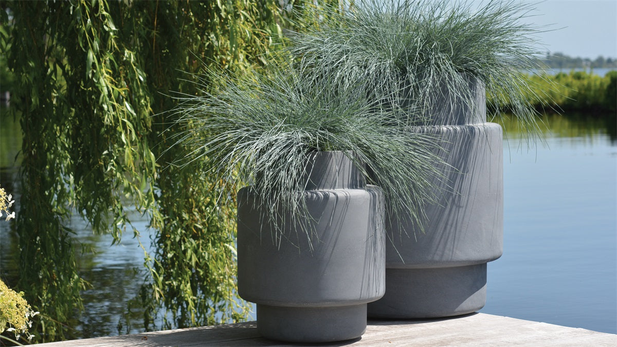 Pot Billund S Ø40 x H50 cm Grey 2