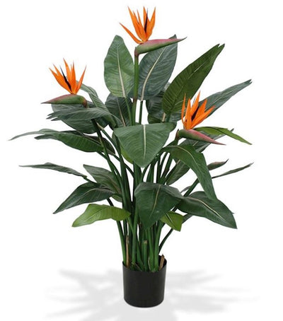 Kunstplant Strelitzia Deluxe green H115 cm