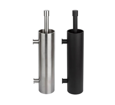 Toiletborstel Piet Boon PB301 met muurbevestiging mat roestvast staal AISI 316