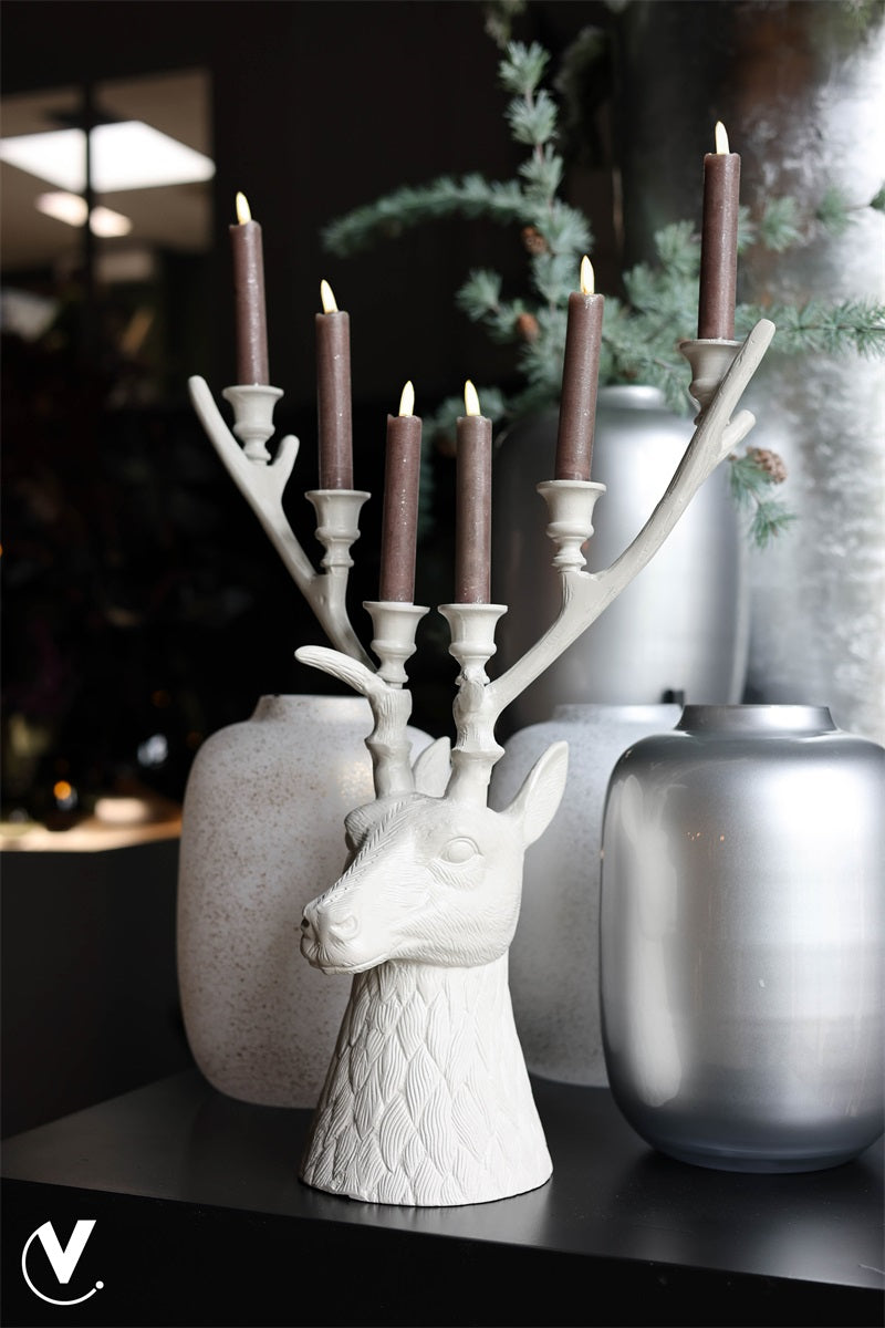 Kaarshouder Selado L42 x B18 x H50 cm Ivory 2