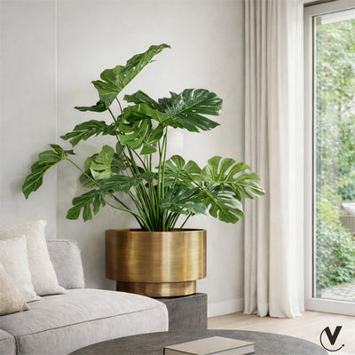 Pot Uyuni M aged brass Ø60 x H35 cm - Laatste stuks -> Verwachte binnenkomst Augustus