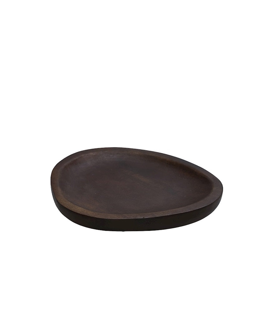 Dienblad Foster S walnut Ø16 x H13 cm