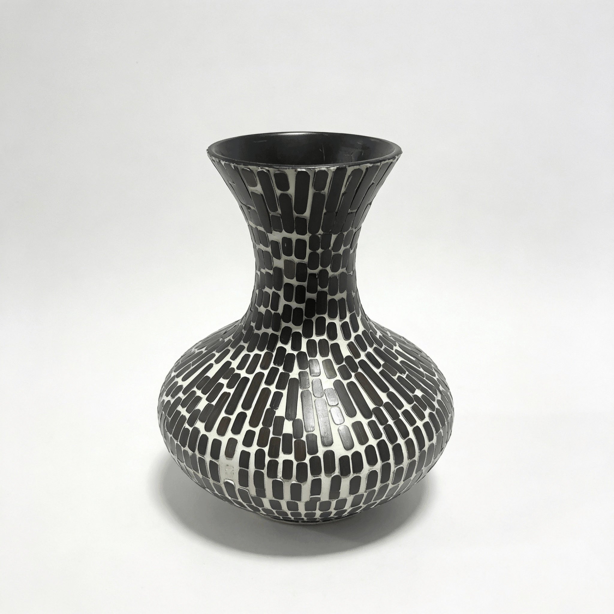Vaas Mosa Bamboe design vaas in zwart en wit