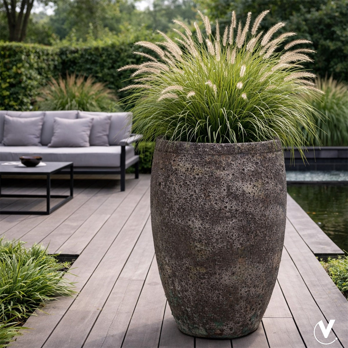Pot Nevis XXL Ø72 x H105 cm Oceanic Coral 2