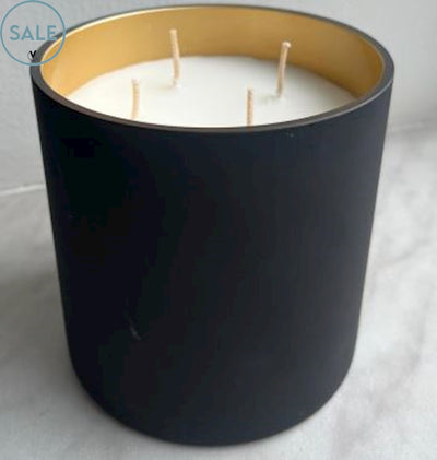 Geurkaars Nice black gold Ø12 x H12 cm