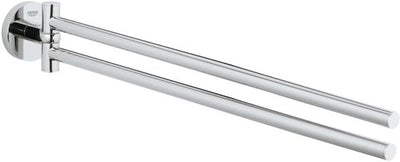 Grohe Essentials 2-lids handdoekhouder draaibaar 45cm Chroom