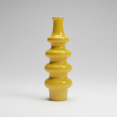 Vaas Luma – sculpturale designer vaas Geel