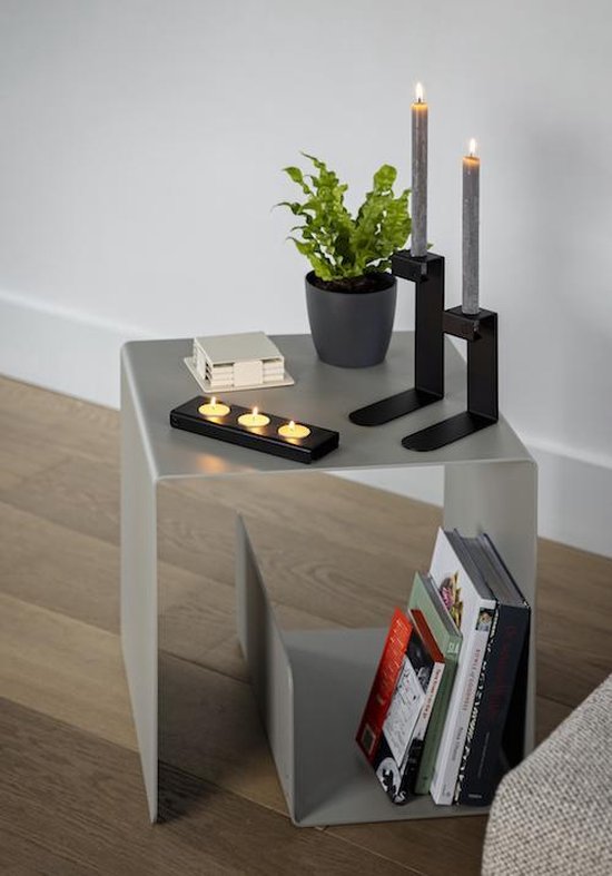 Steellish Glide Mini Bijzettafel Parelwit