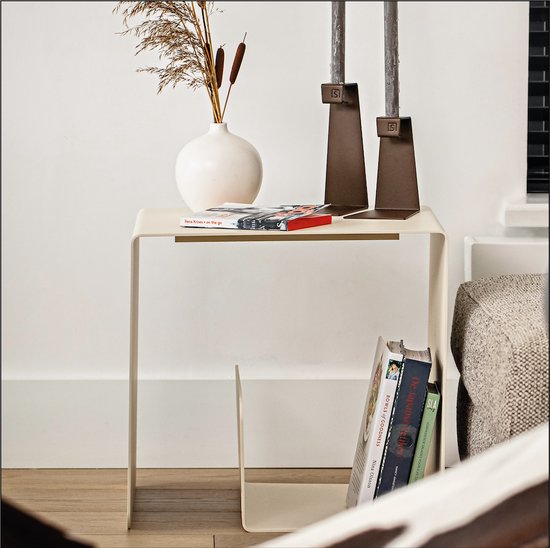 Steellish Glide Mini Bijzettafel Terra bruin