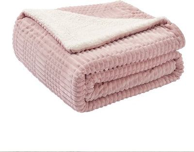 Ridgeline Sherpa Fleece Deken Vintage roze