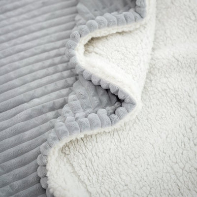 Ridgeline Sherpa Fleece Deken Grijs