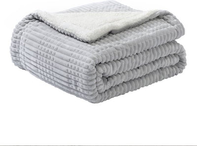 Ridgeline Sherpa Fleece Deken Grijs