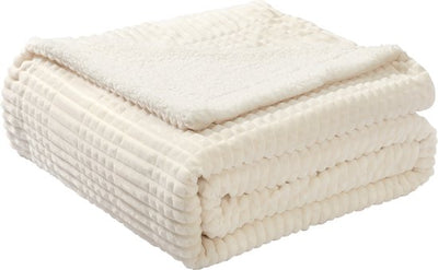 Ridgeline Sherpa Fleece Deken Crème