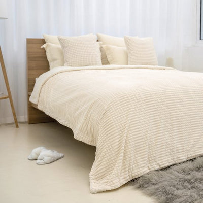 Ridgeline Sherpa Fleece Deken Crème
