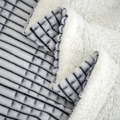 Ridgeline Sherpa Fleece Deken Grafiet