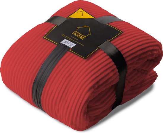 XL Deken Corduroy Rib Bordeaux
