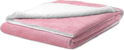 XL Deken Corduroy Rib Roze