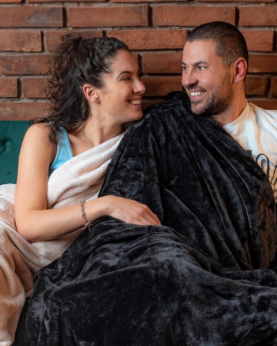 1+1 Gratis – Wasbare Deken coral fleece Wit