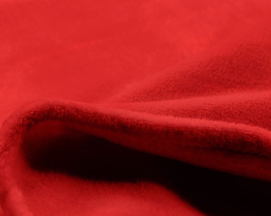 1+1 Gratis – Wasbare Deken coral fleece Bordeaux