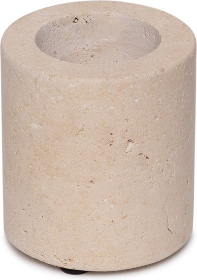 Travertine Waxinelichthouder - rond Default