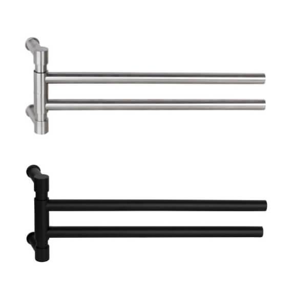 Draaibare handdoekstang by Piet Boon PB450 mat roestvast staal AISI 316 - 45cm
