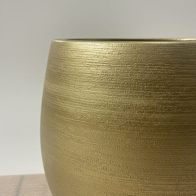 Aurea – Luxe gouden bloempot met matte afwerking