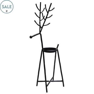 SALE! Kaarshouder Barinas L black L17 x B12 x H50 cm  (black L17 x B12 x H50 cm)