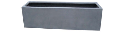 Pot Amazone L grey L100 x B30 x H30 cm  (Grey L100 x B30 x H30 cm)