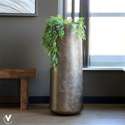 Pot Bangkok dark rustic Ø38 x H100 cm  (Dark rustic Ø38 x H100 cm)