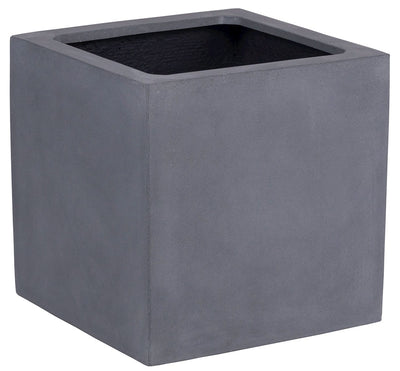 Pot El Salvador M grey L40 x B40 x H40 cm (Grey L40 x B40 x H40 cm)