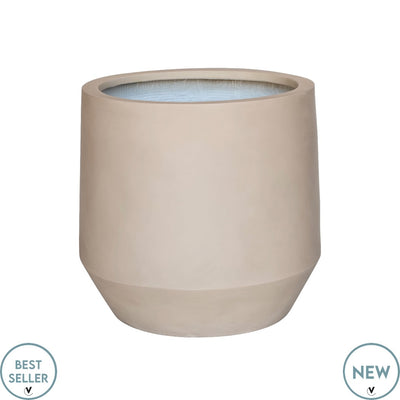 Pot Krabi matte sand Ø41 x H38 cm - Verwachte binnenkomst nog niet bekend  (Matte Sand Ø41 x H38 cm)