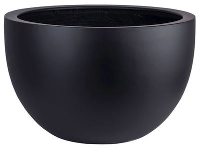 Pot Louisiana M black Ø60 x H38 cm (Black Ø60 x H38 cm)