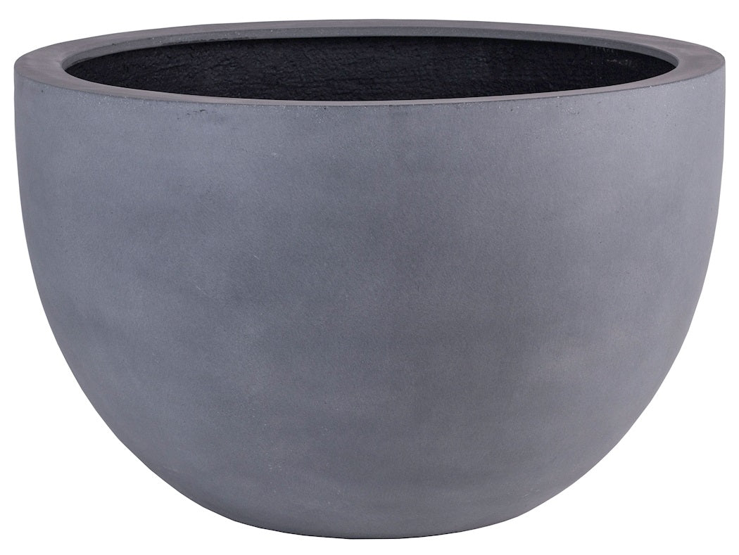 Pot Louisiana M grey Ø60 x H38 cm (Grey Ø60 x H38 cm)