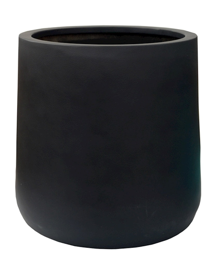 Pot Portland S black Ø42 x H40 cm  (Black Ø42 x H40 cm)