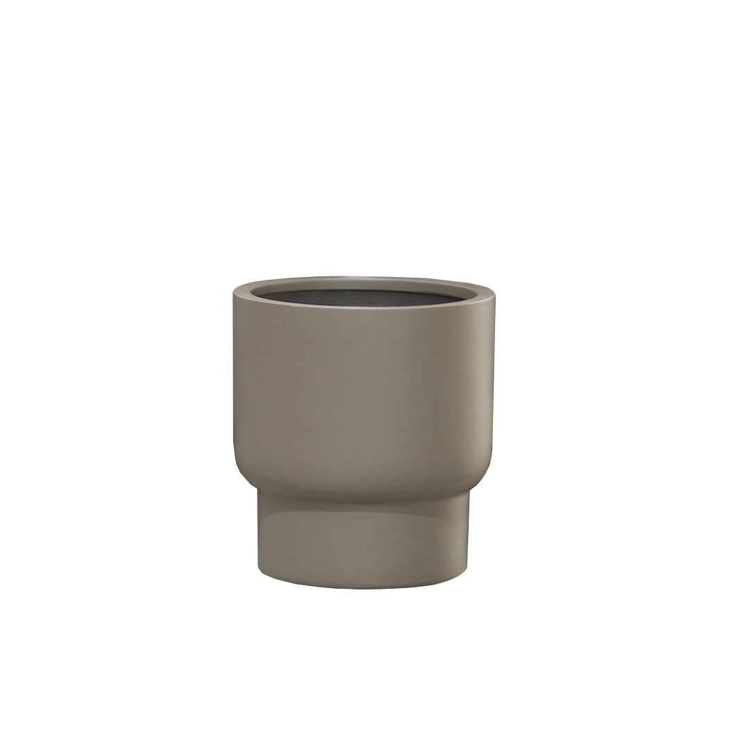 Pot Roskilde S taupe Ø37xH40cm   (Taupe Ø37xH40cm)