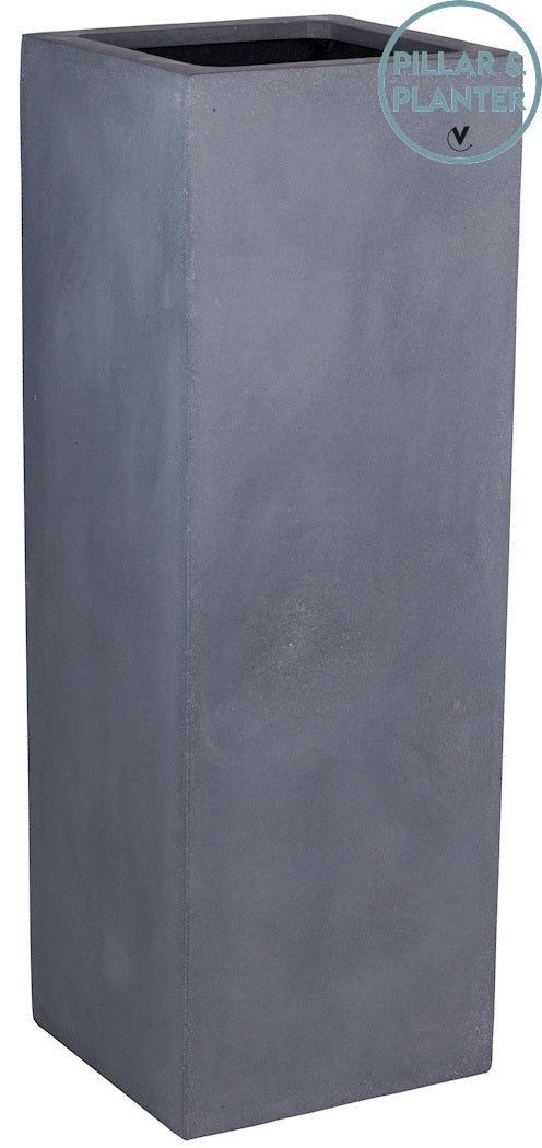 Pot South Carolina L grey L35 x B35 x H100 cm  (Grey L35 x B35 x H100 cm)