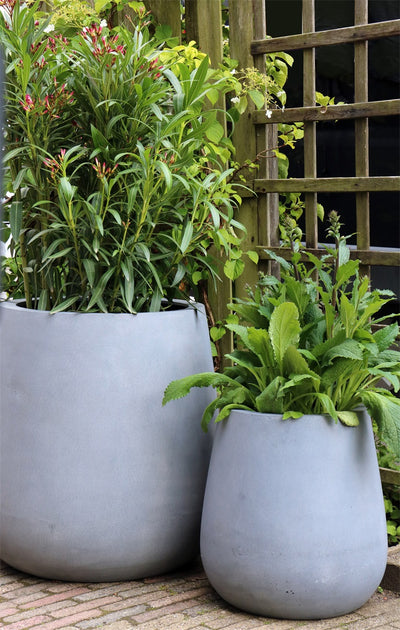 Pot Vermont big grey Ø66 x H67 cm  (Grey Ø66 x H67 cm)