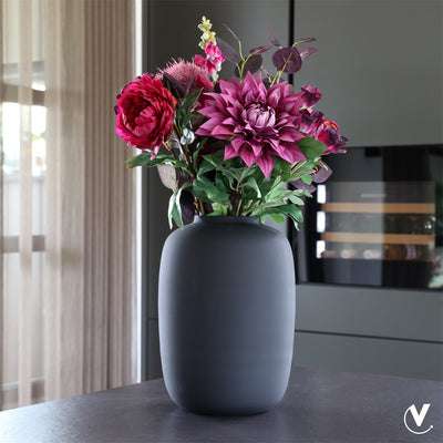 Vaas Artic M matte black Ø25 x H35 cm - Verwachte binnenkomst eind April (black Ø25 x H35 cm)