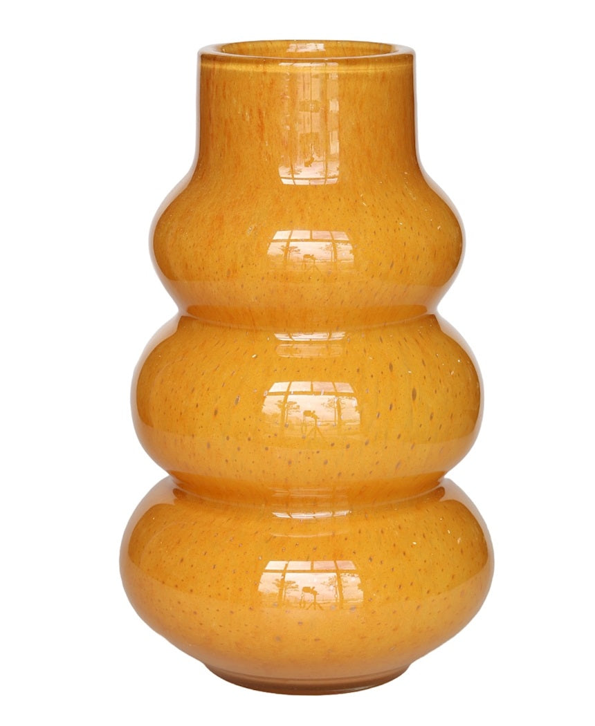 Vaas Lomami Elite yellow Ø18 x H30 cm (Yellow Ø18 x H30 cm)